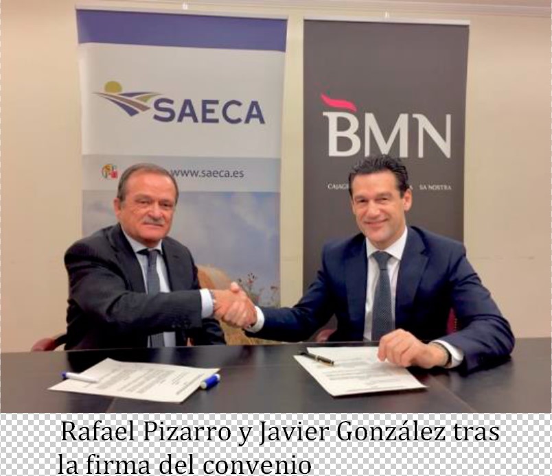 SAECA y BMN renuevan su colaboración en apoyo del sector primario